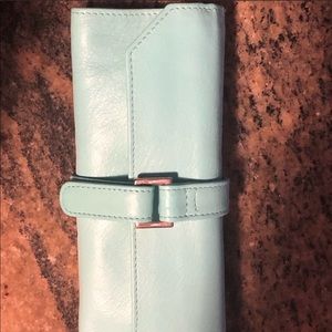 Tiffany & Co Blue Jewelry Roll
